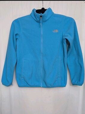 The North Face Light Blue Full-Zip Fleece Jacket